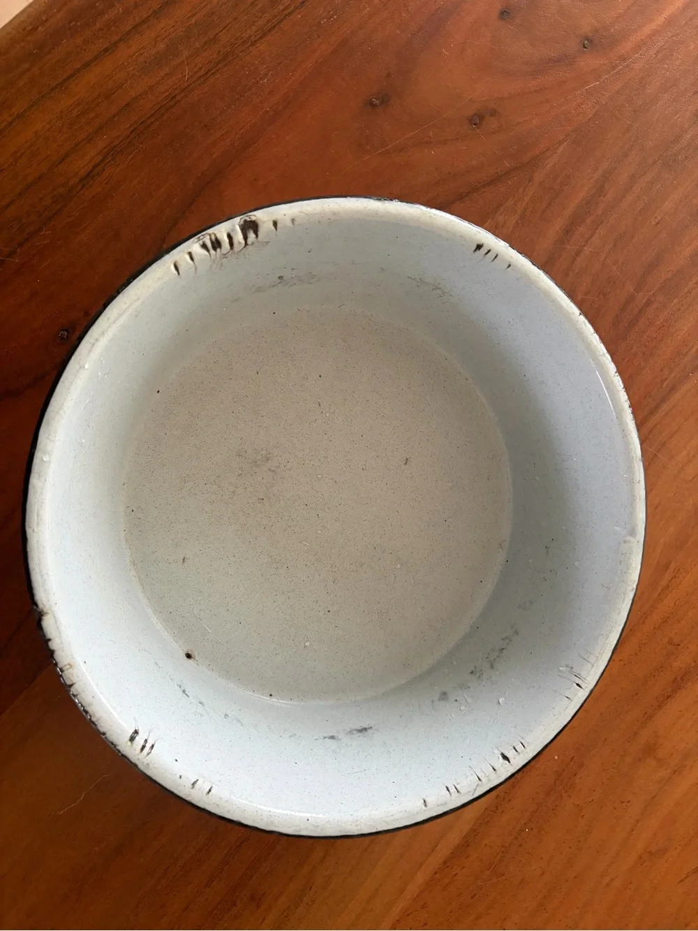 Blue Speckled Enamel Bakeware Bowl - Classic Kitchen Dish